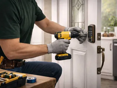 The TripleFix team cleaning and organizing an Austin home